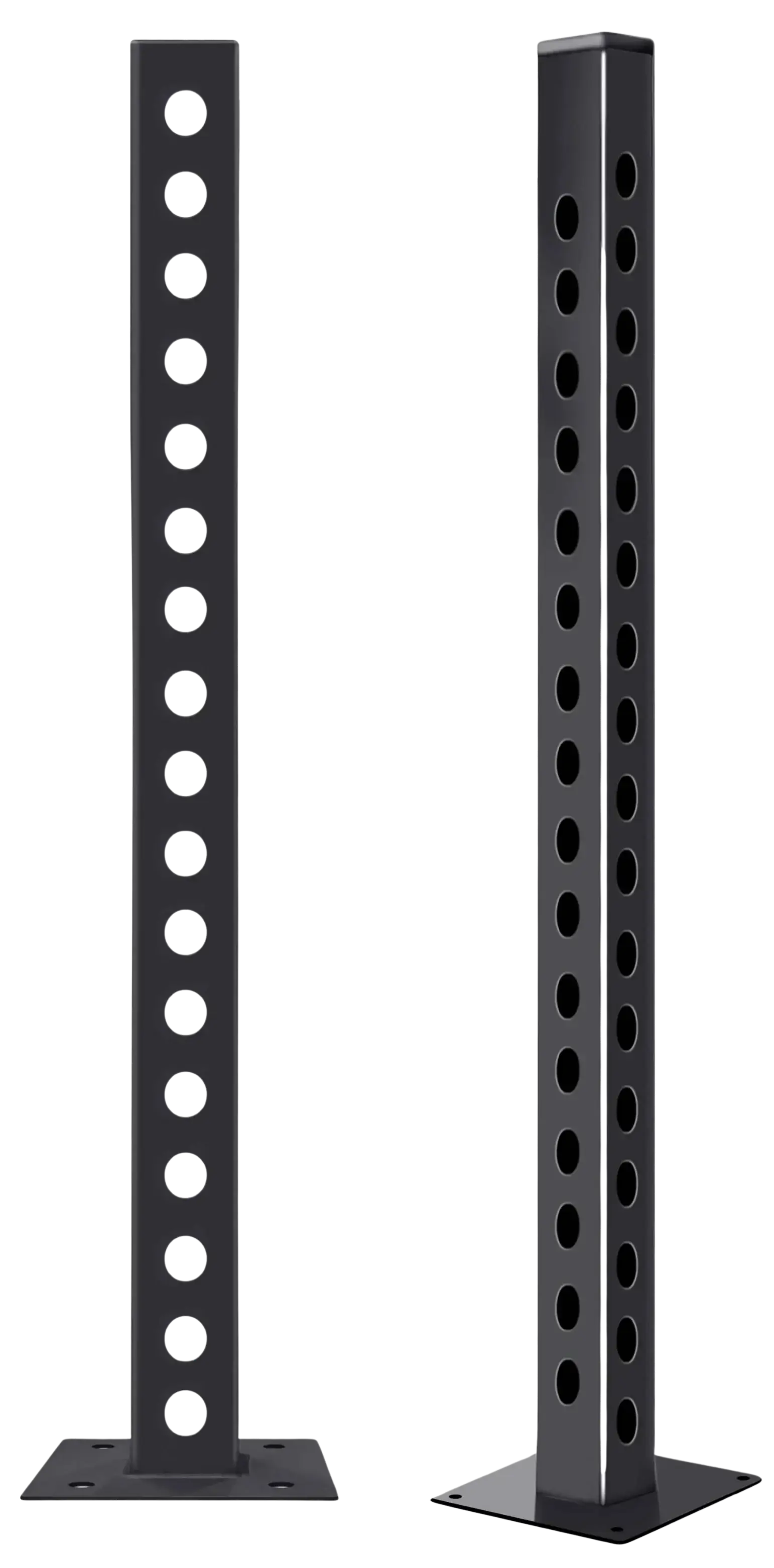 French Fitness 36" Rack & Rig Upright (New) - Front and Side View