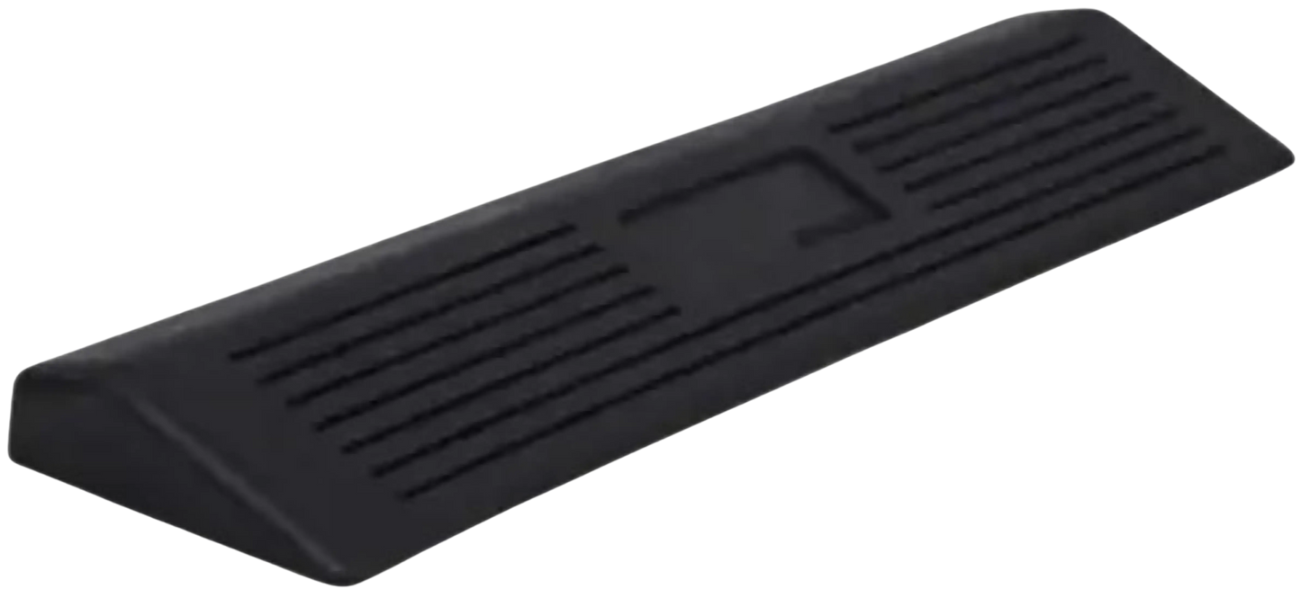 French Fitness - 27" Rubber Squat Wedge Block (New) - Angled View