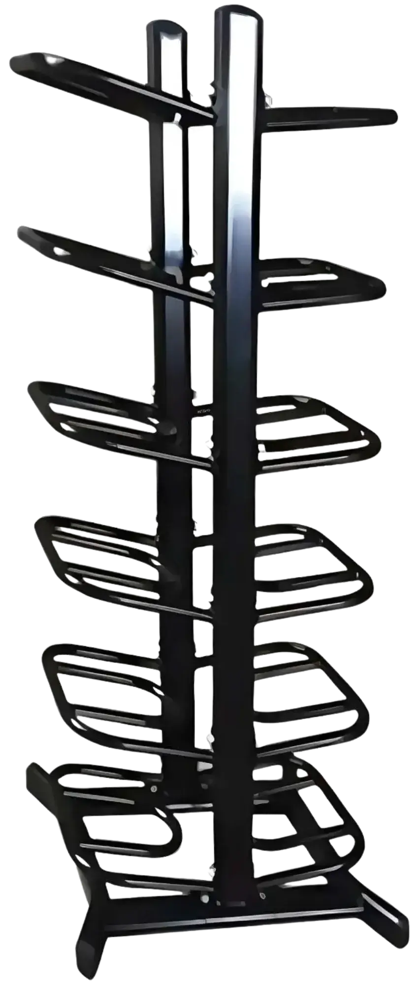 French Fitness - 10 Set Sandbag Power Bag Rack (New) - Side View