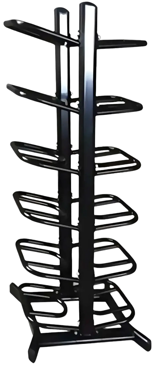 French Fitness - 10 Set Sandbag Power Bag Rack (New) - Side View