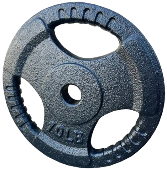 French Fitness Standard Cast Iron 1" Weight Plate 10 lbs (New) Image
