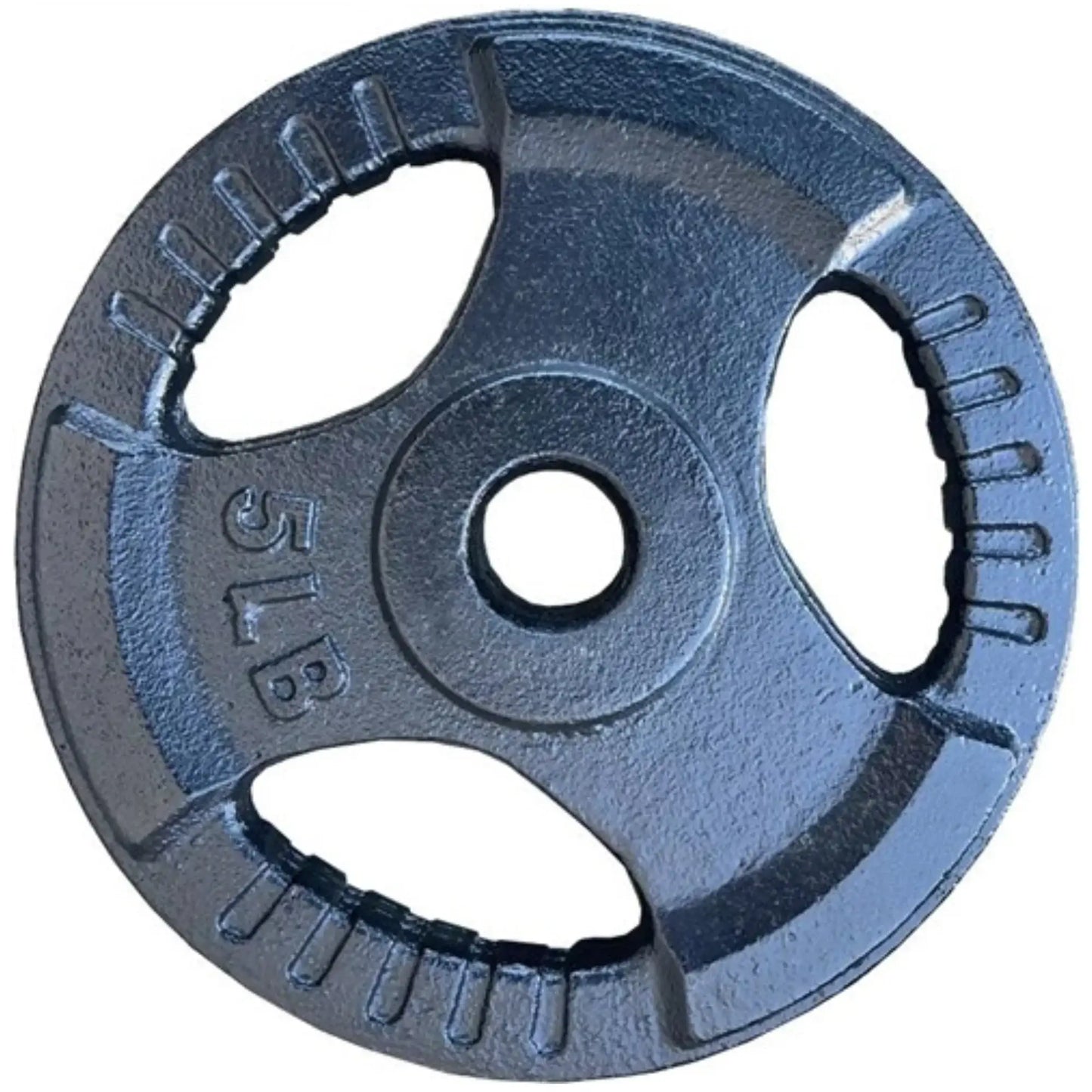 French Fitness Standard Cast Iron 1" Weight Plate Set 190 lbs (New) Image 6