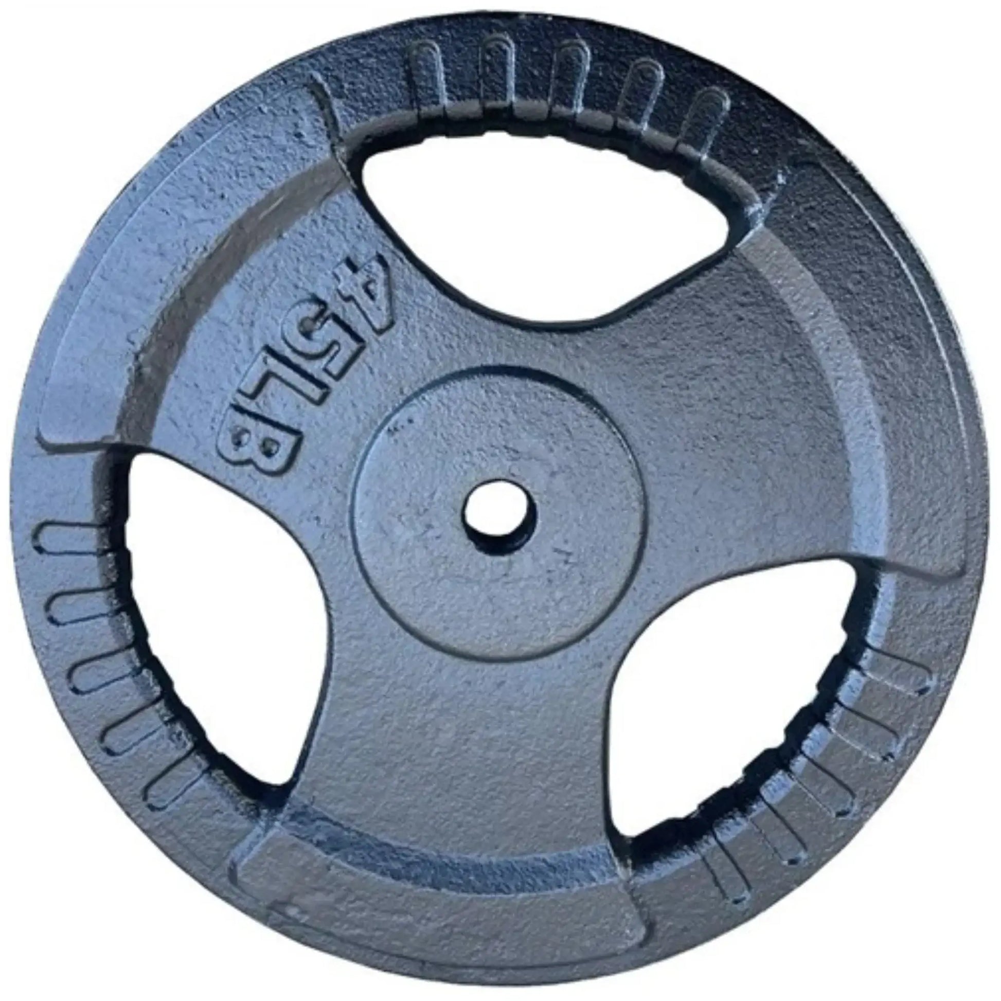 French Fitness Standard Cast Iron 1" Weight Plate Set 260 lbs (New) Image 2