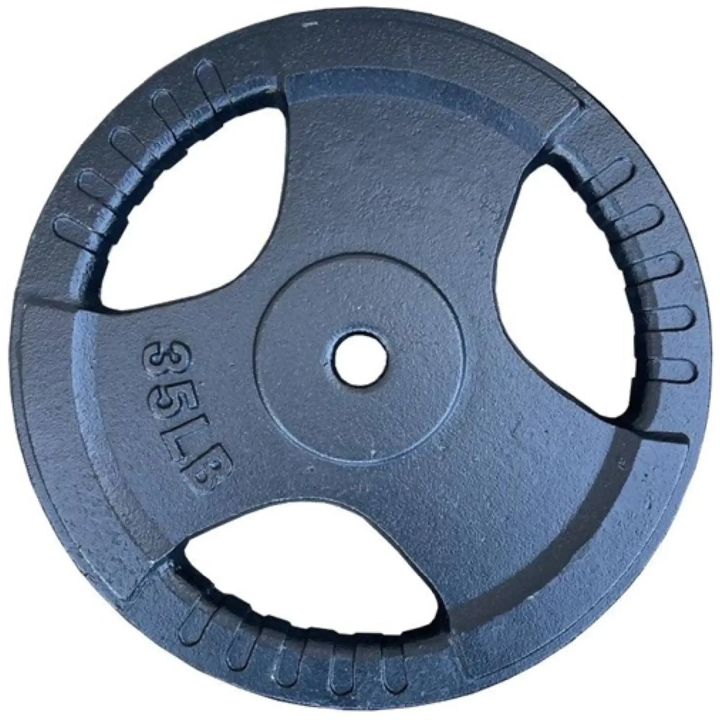 French Fitness Standard Cast Iron 1" Weight Plate Set 260 lbs (New) Image 3