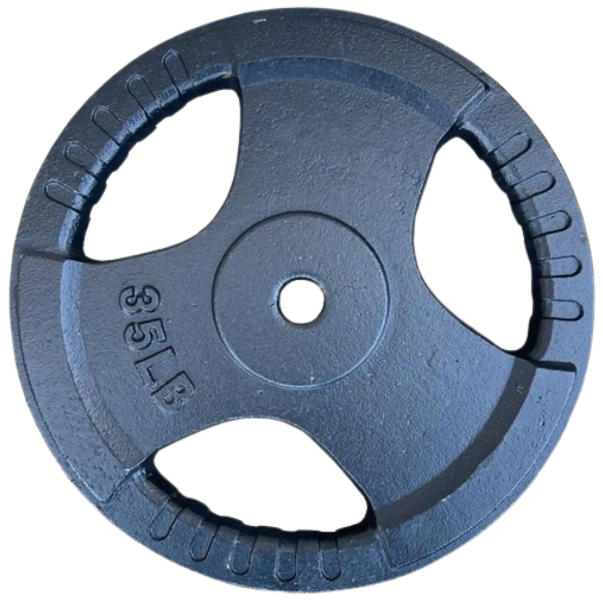 French Fitness Standard Cast Iron 1" Weight Plate 35 lbs (New) Image