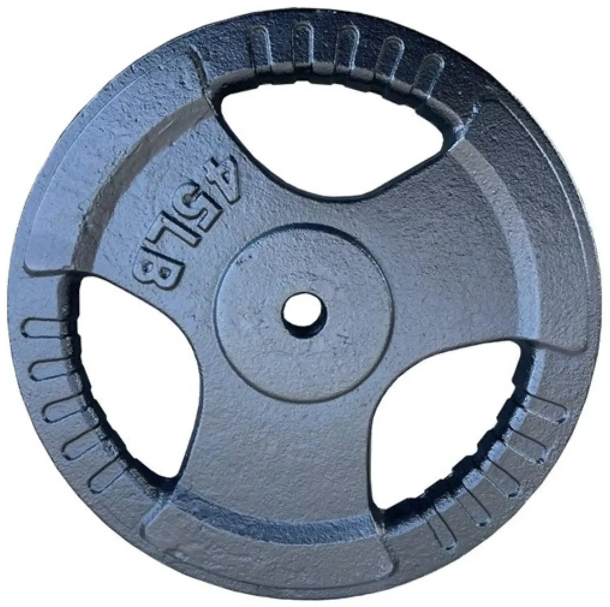 French Fitness Standard Cast Iron 1" Weight Plate Set  350 lbs (New) Image 2