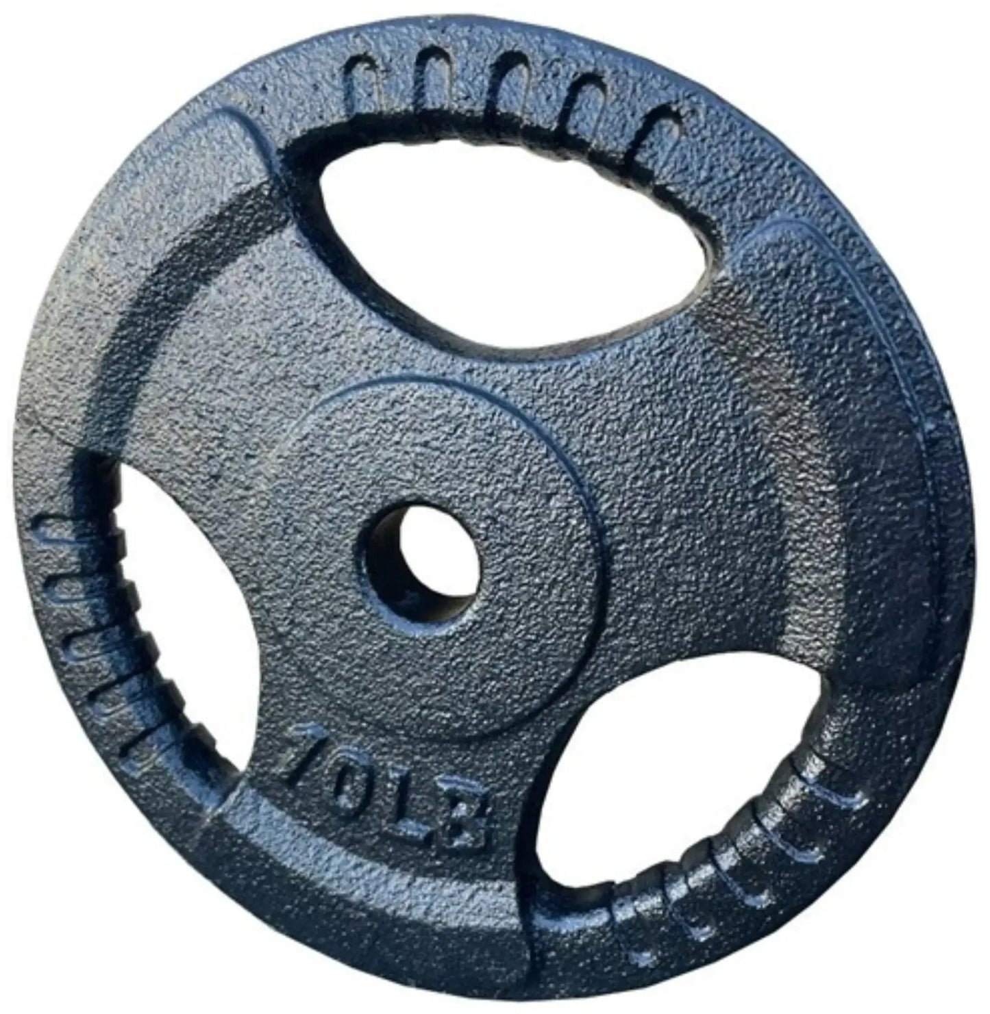 French Fitness Standard Cast Iron 1" Weight Plate Set  350 lbs (New) Image 5