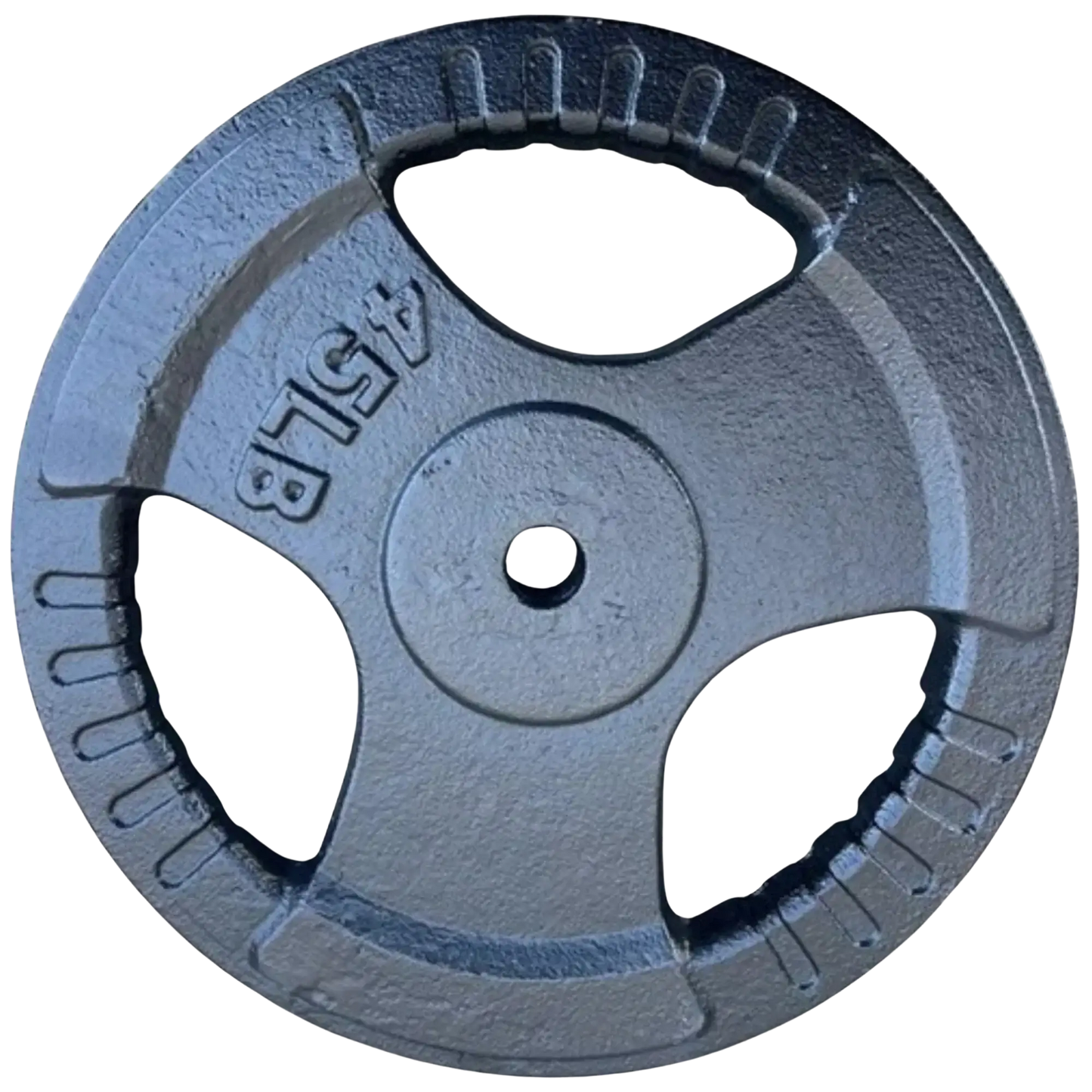 French Fitness Standard Cast Iron 1" Weight Plate 45 lbs (New) Image