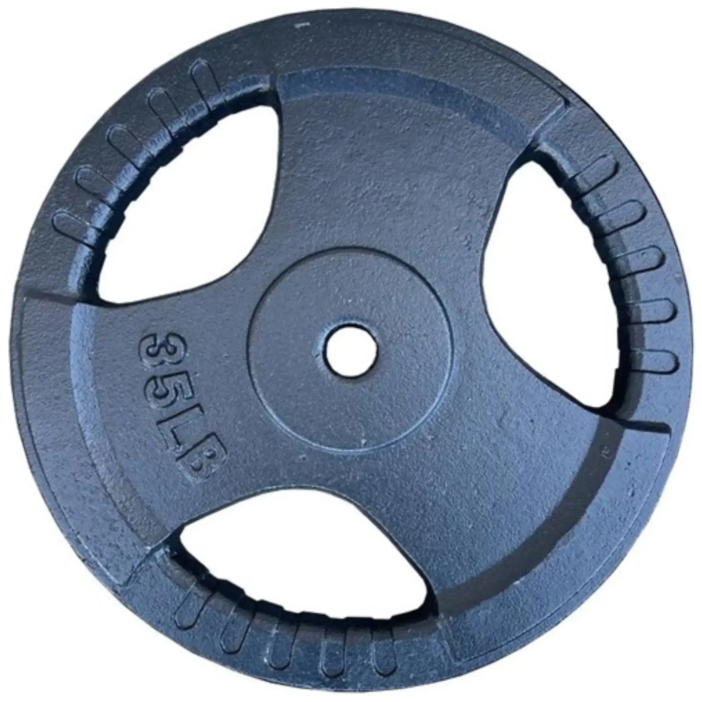 French Fitness Standard Cast Iron 1" Weight Plate Set 450 lbs (New) Image 3