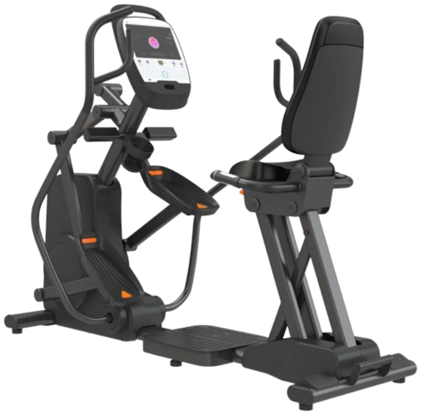 French Fitness SE420T Recumbent Seated Elliptical w/10" Touch Console (New) Image