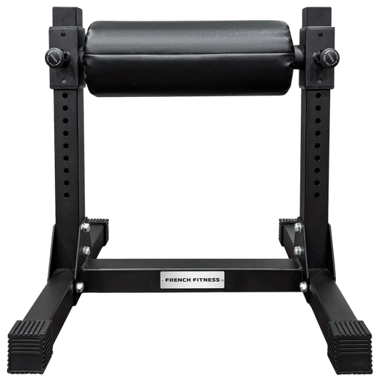 French Fitness Single Leg Roller Adjustable Squat Stand - Bulgarian Split Squats (New) Image