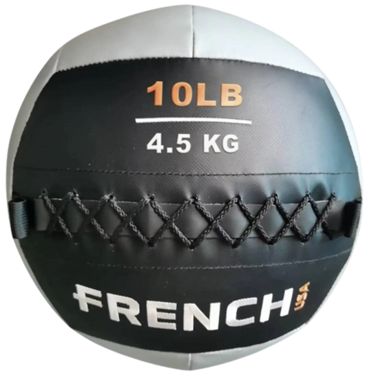 French Fitness Soft Medicine Wall Ball 10 lb (New) Image