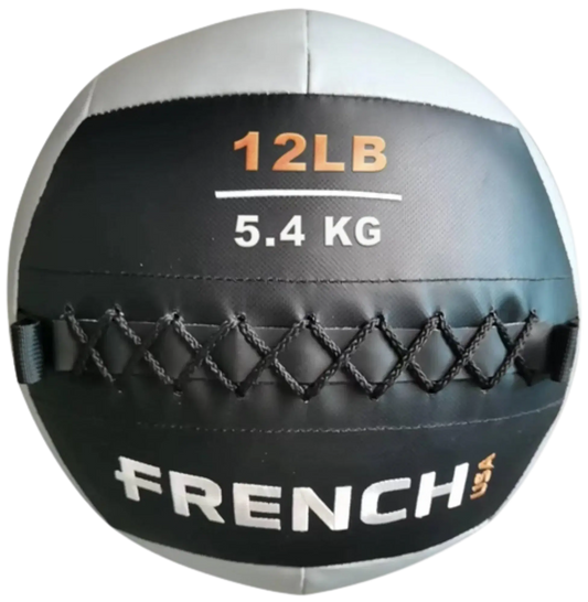 French Fitness Soft Medicine Wall Ball 12 lb (New) Image