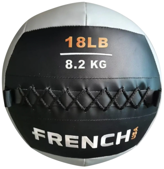 French Fitness Soft Medicine Wall Ball 18 lb (New) Image