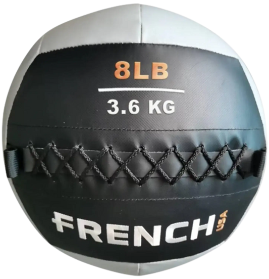 French Fitness Soft Medicine Wall Ball 8 lb (New) Image