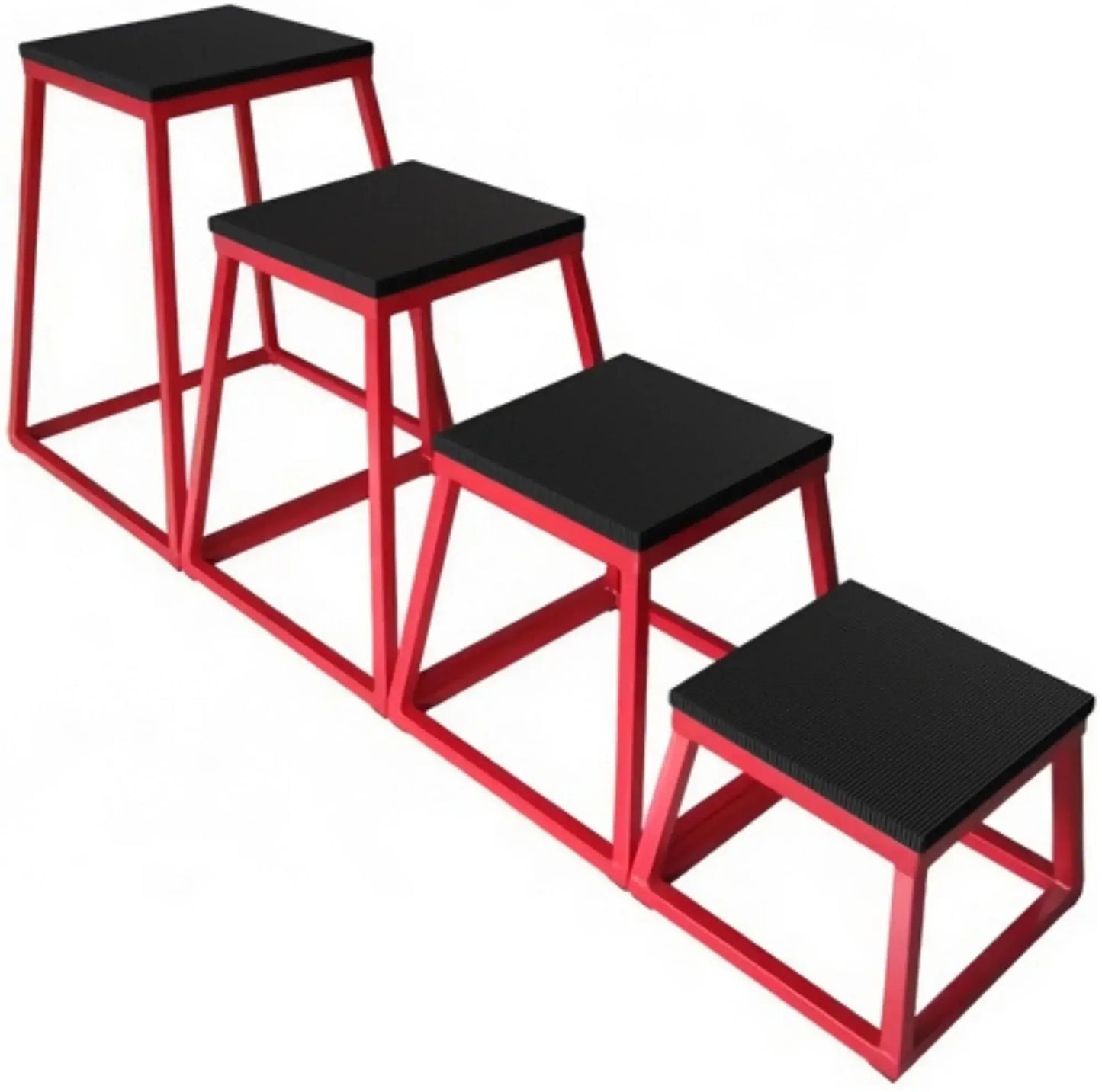 French Fitness Steel Plyo Box Set of 4 (12",18",24",30") (New) Image 8