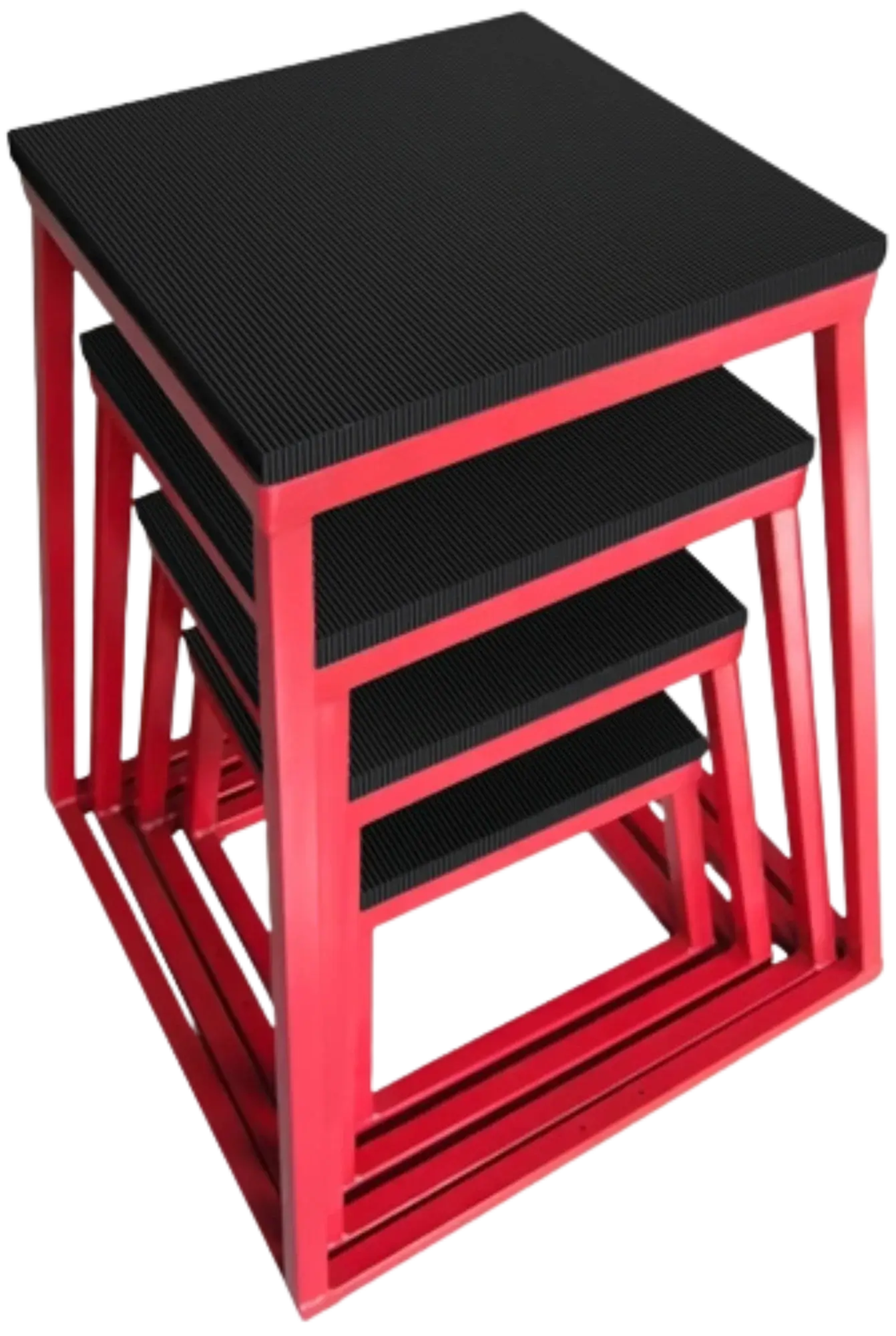 French Fitness Steel Plyo Box Set of 4 (12",18",24",30") (New) Image