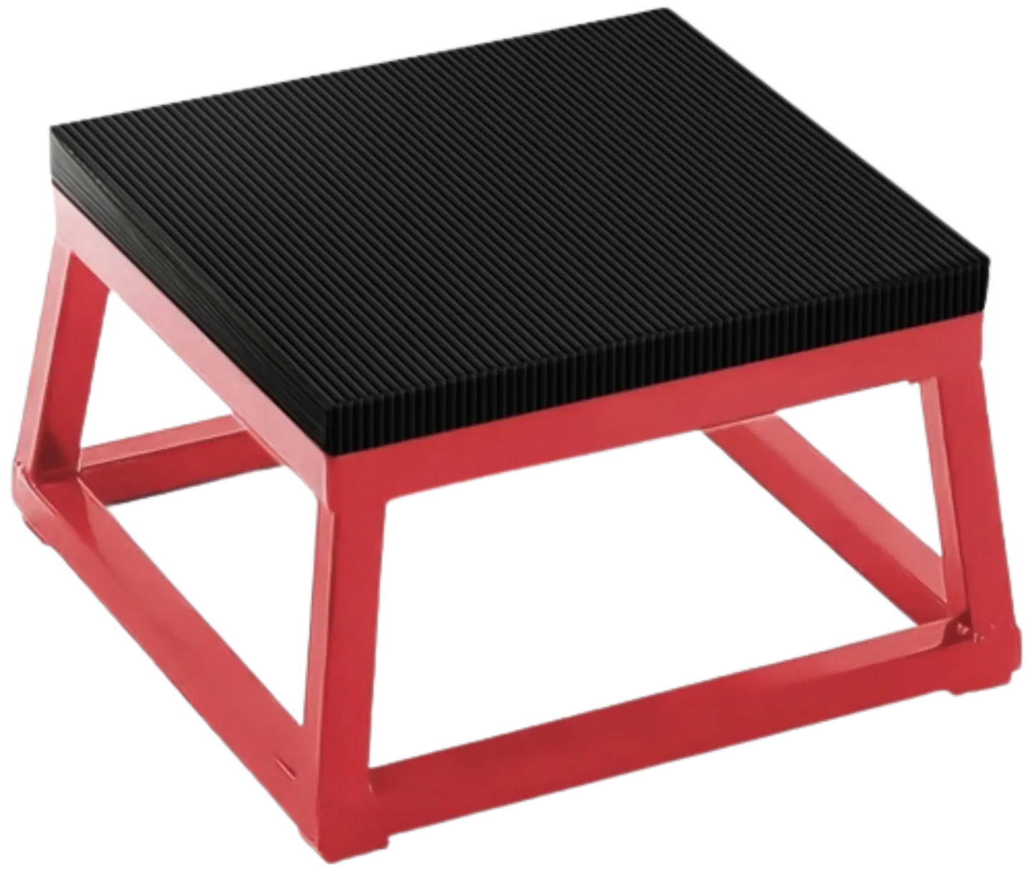 French Fitness 6" Steel Plyo Jump Box (New) - Front View