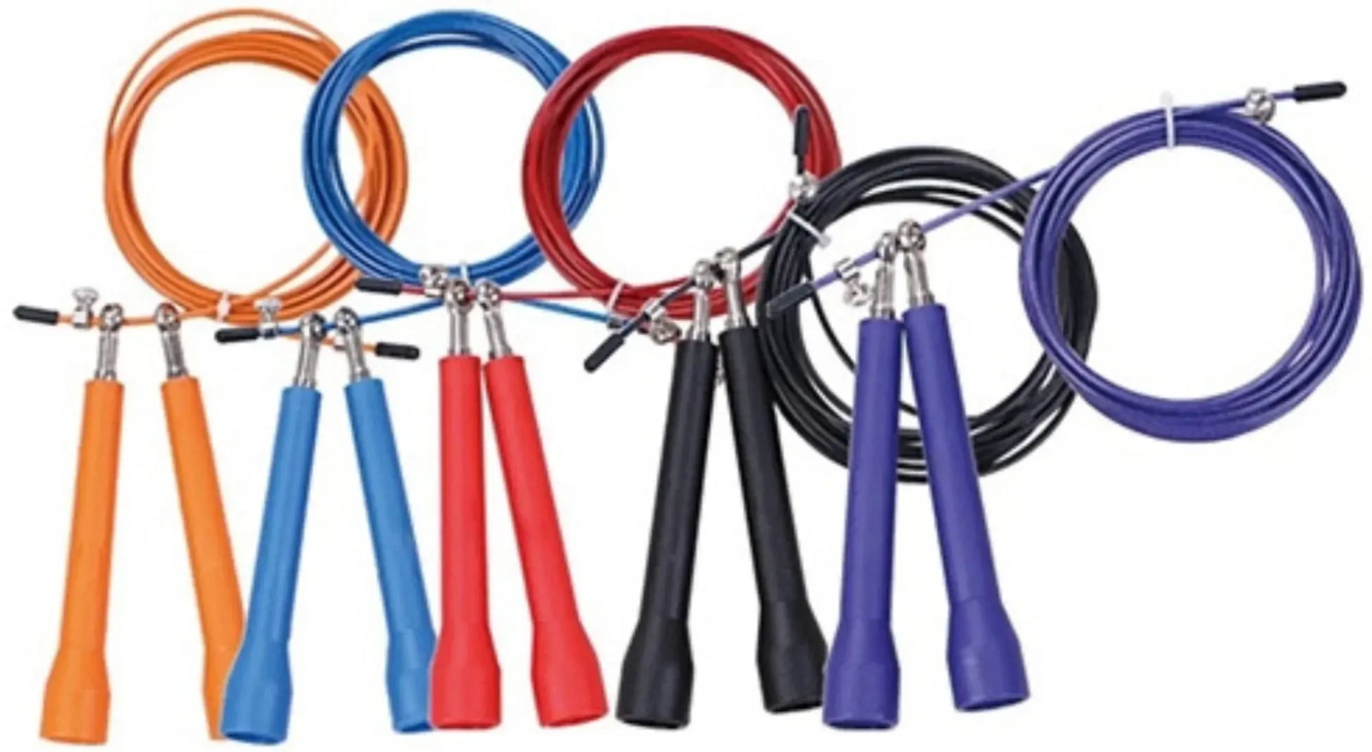 French Fitness Speed Skipping Vinyl Jump Rope (New) Image 4