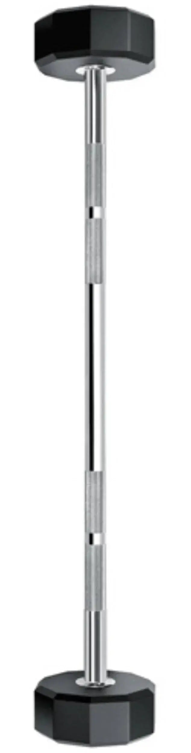 French Fitness Straight Urethane Barbell Bar - Set of 5 (25-65 lbs) (New) Image 5