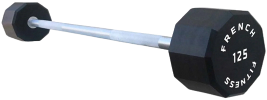 French Fitness Straight Urethane Barbell 125 lbs - Single (New) Image