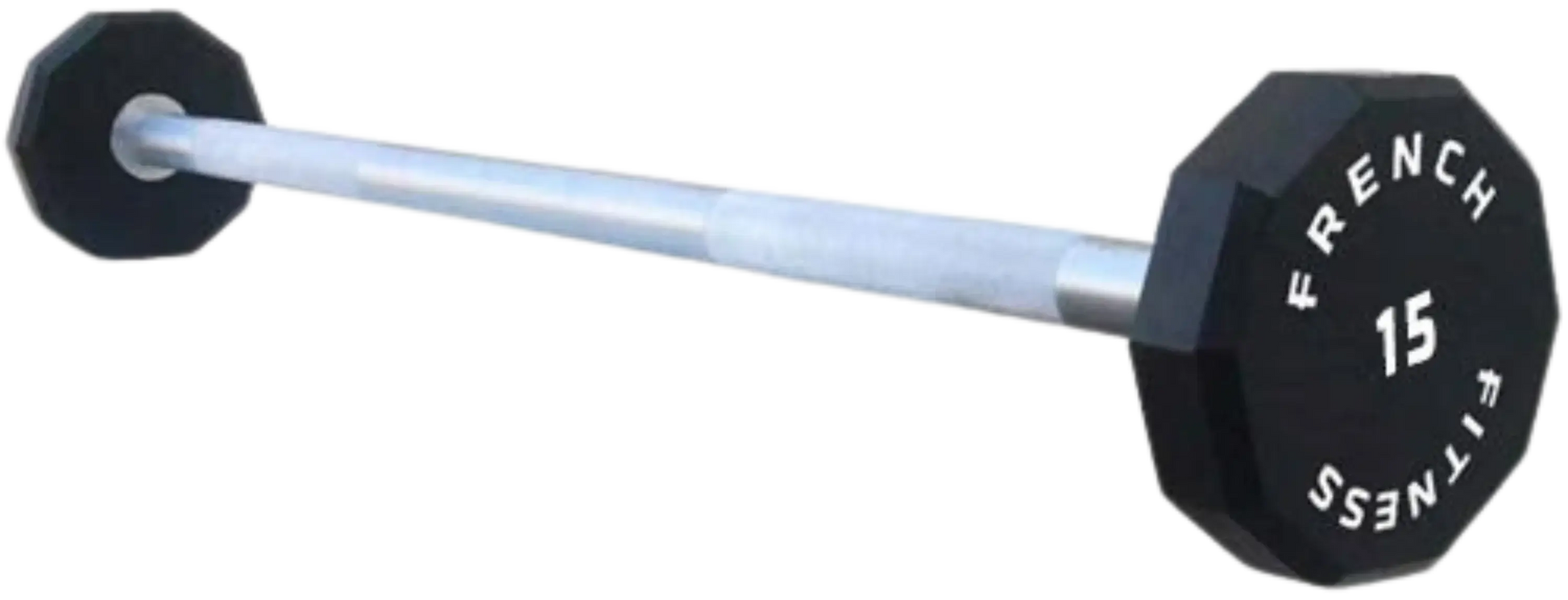 French Fitness Straight Urethane Barbell 15 lbs - Single (New) Image