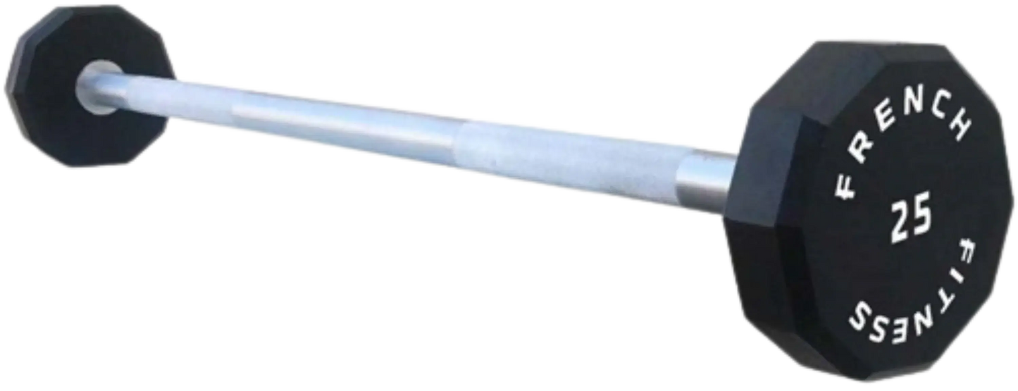 French Fitness Straight Urethane Barbell 25 lbs - Single (New) Image