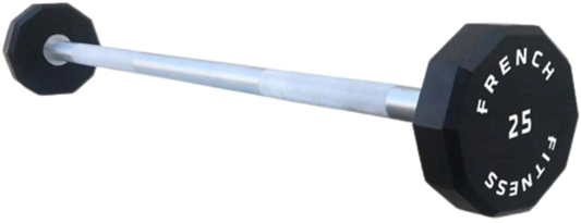 French Fitness Straight Urethane Barbell 25 lbs - Single (New) Image