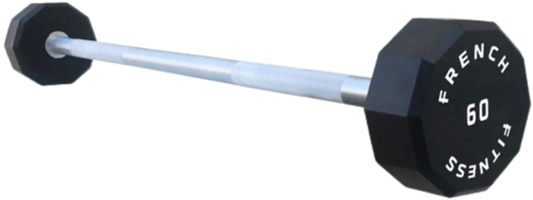 French Fitness Straight Urethane Barbell 60 lbs - Single (New) Image