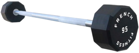 French Fitness Straight Urethane Barbell 95 lbs - Single (New) Image