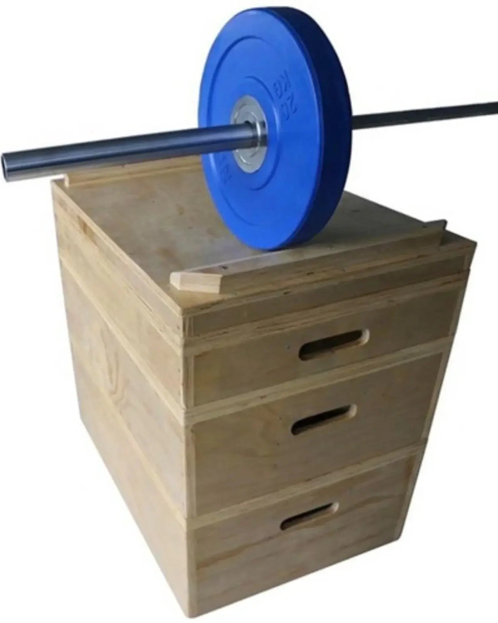 French Fitness Stackable Wood Jerk Blocks - Set of 8 Boxes (New) Image 4