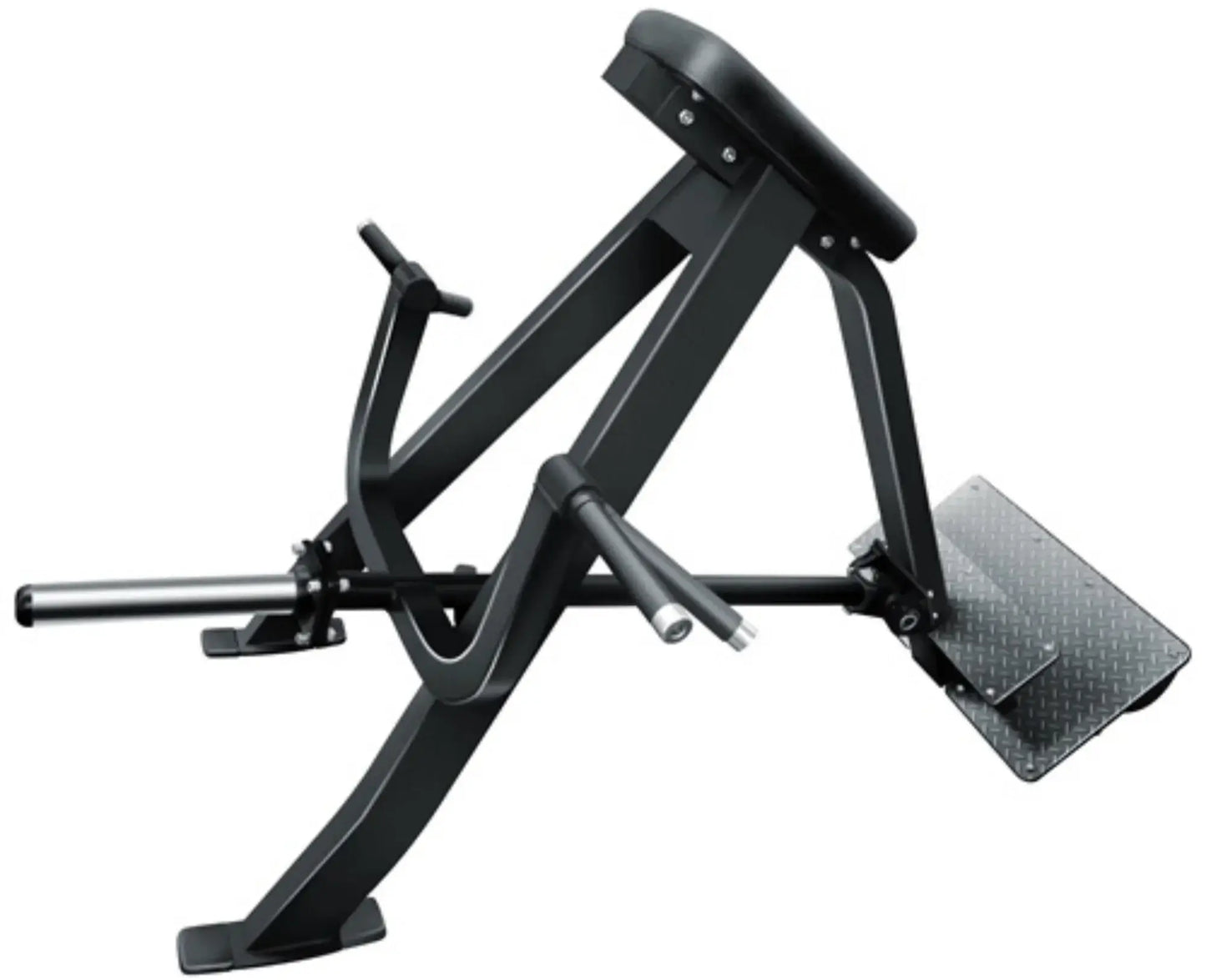 French Fitness - Chest Supported T-Bar Row TBAR-C90 Black (New) - Angled View