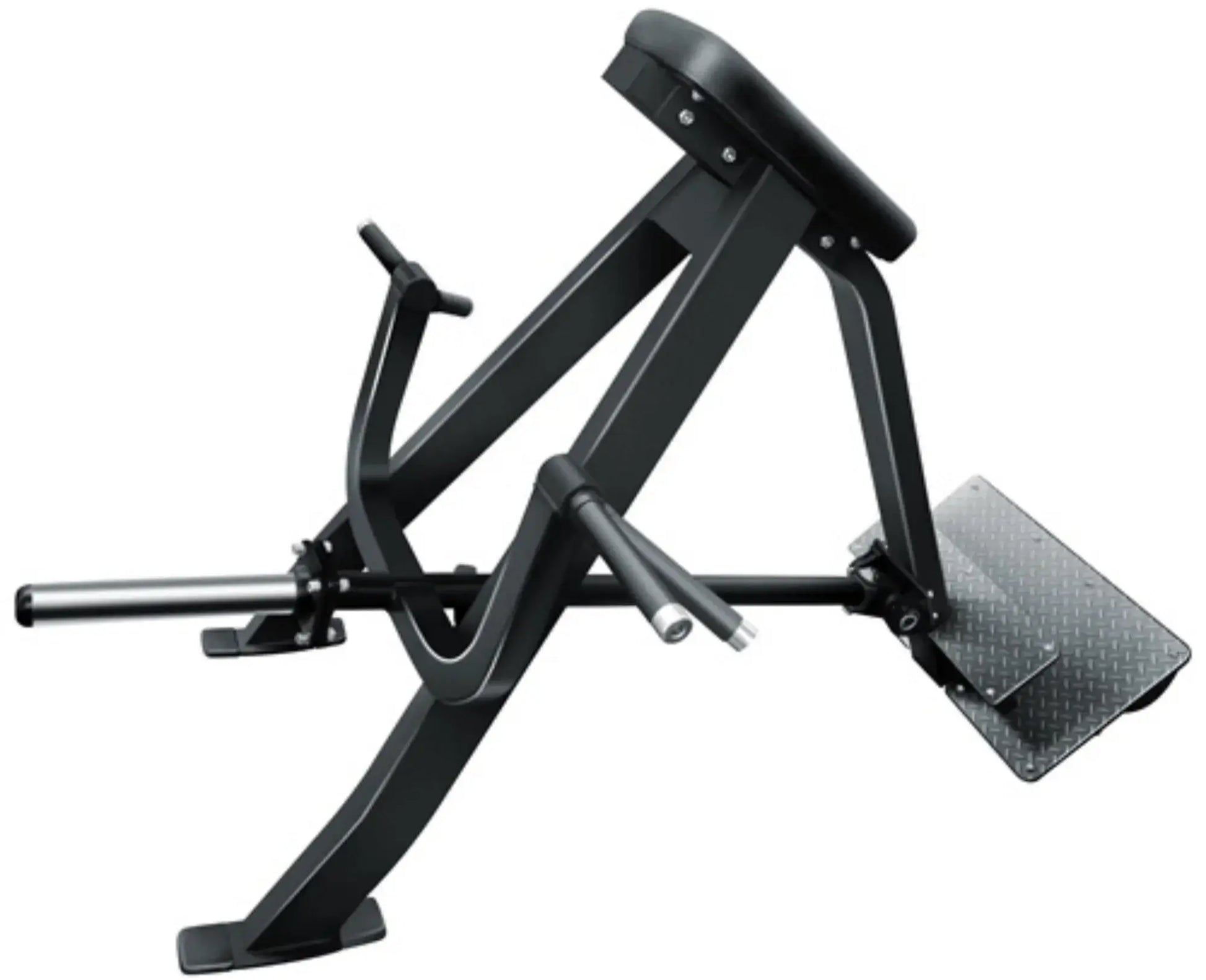 French Fitness - Chest Supported T-Bar Row TBAR-C90 Black (New) - Angled View