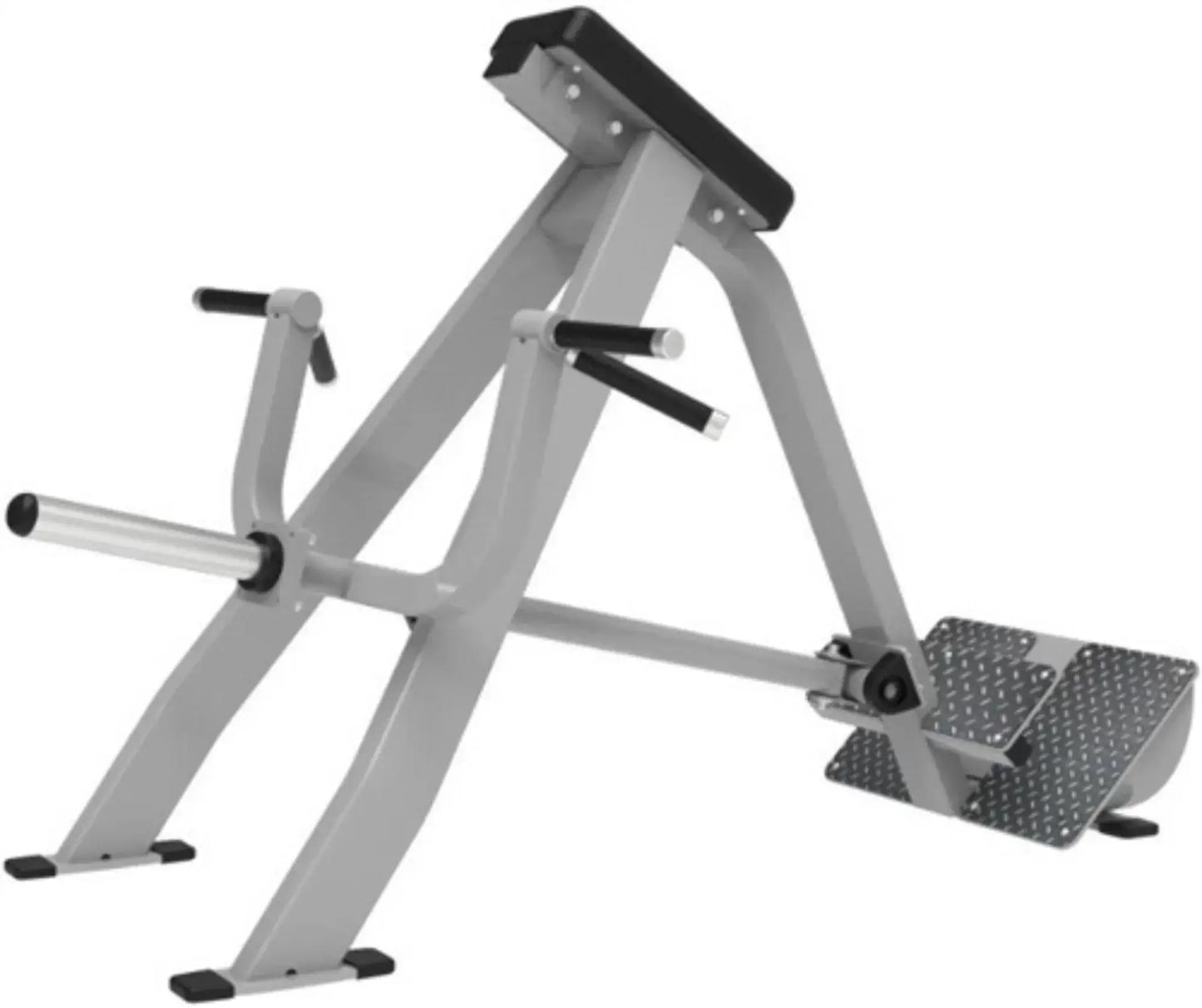 French Fitness Chest Supported T-Bar Row C90 Silver Side View