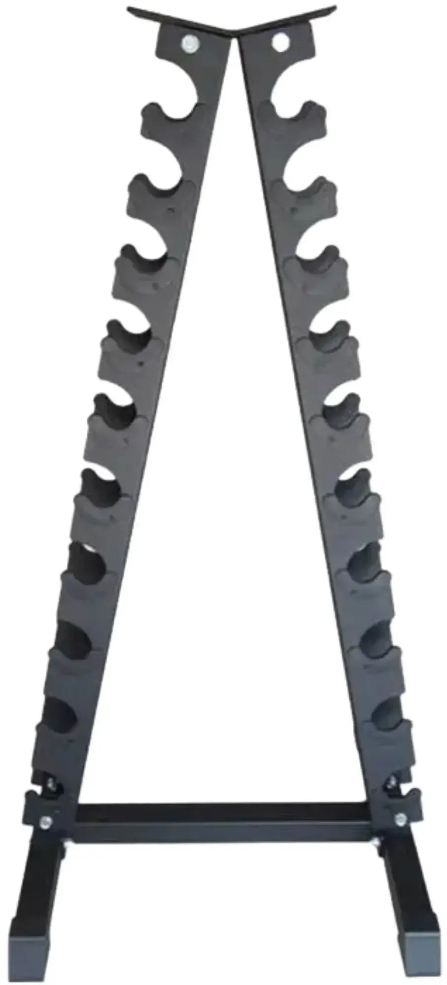 French Fitness FF-TDR Triangle Vertical 10 Pair Dumbbell Rack (New) Image 2