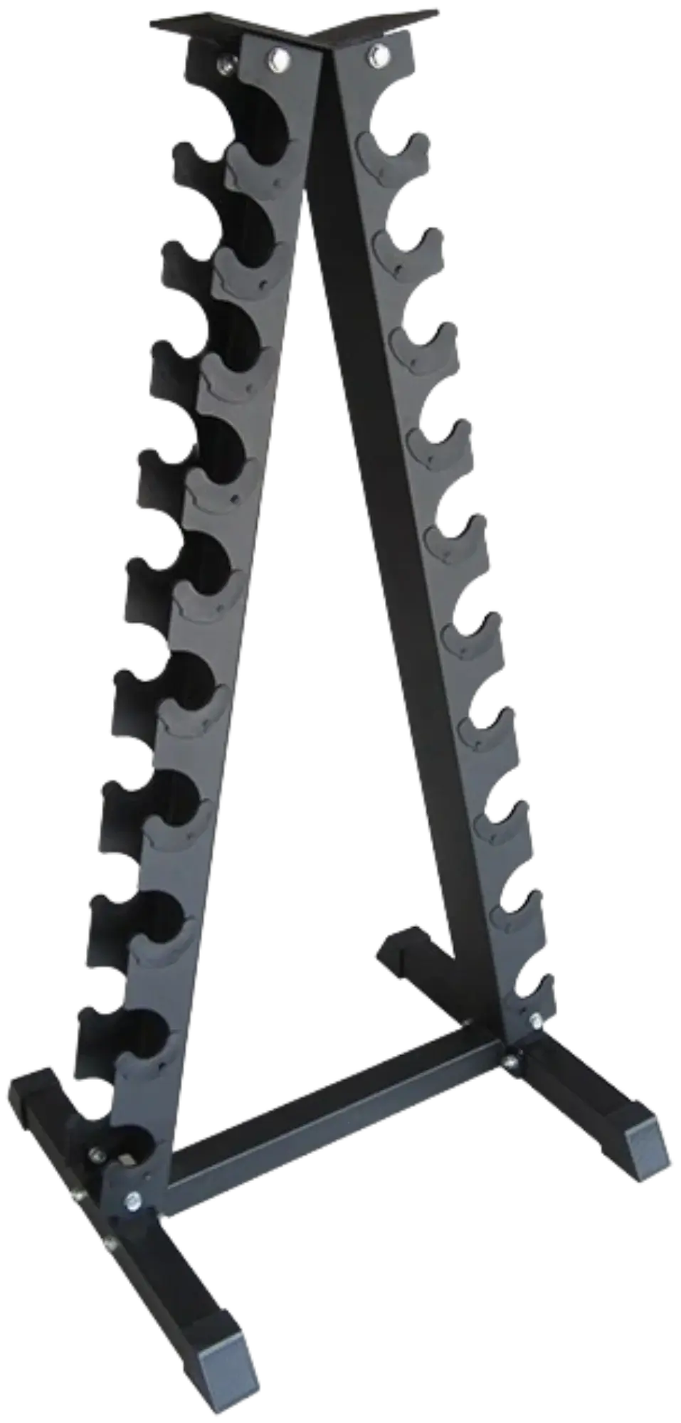 French Fitness FF-TDR Triangle Vertical 10 Pair Dumbbell Rack (New) Image