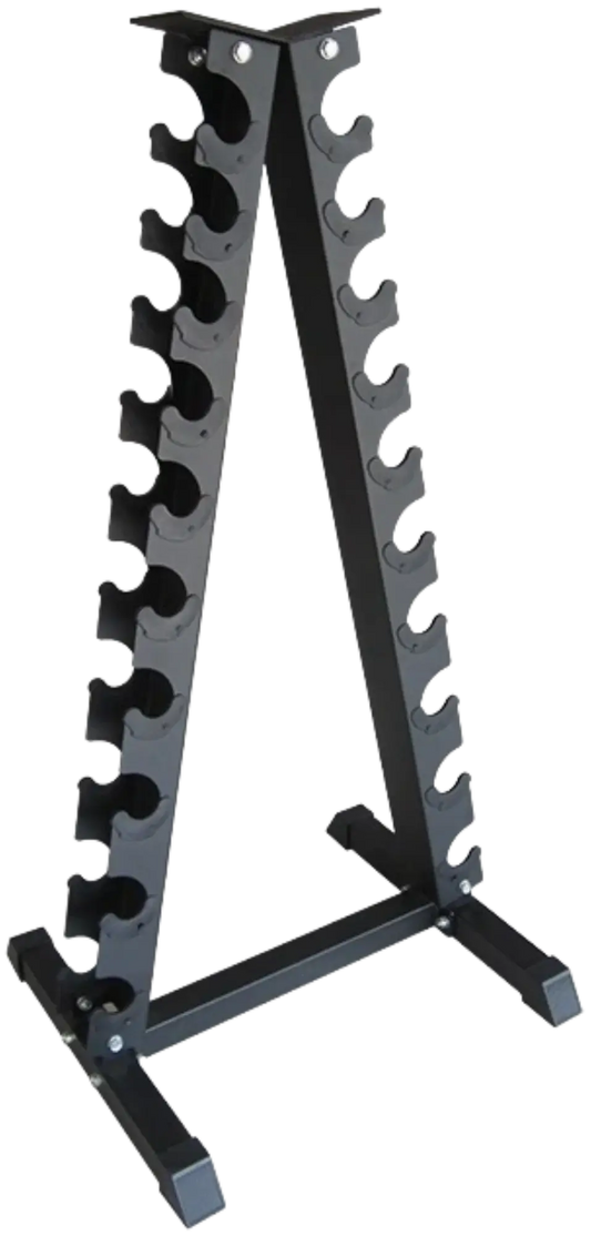 French Fitness FF-TDR Triangle Vertical 10 Pair Dumbbell Rack (New) Image