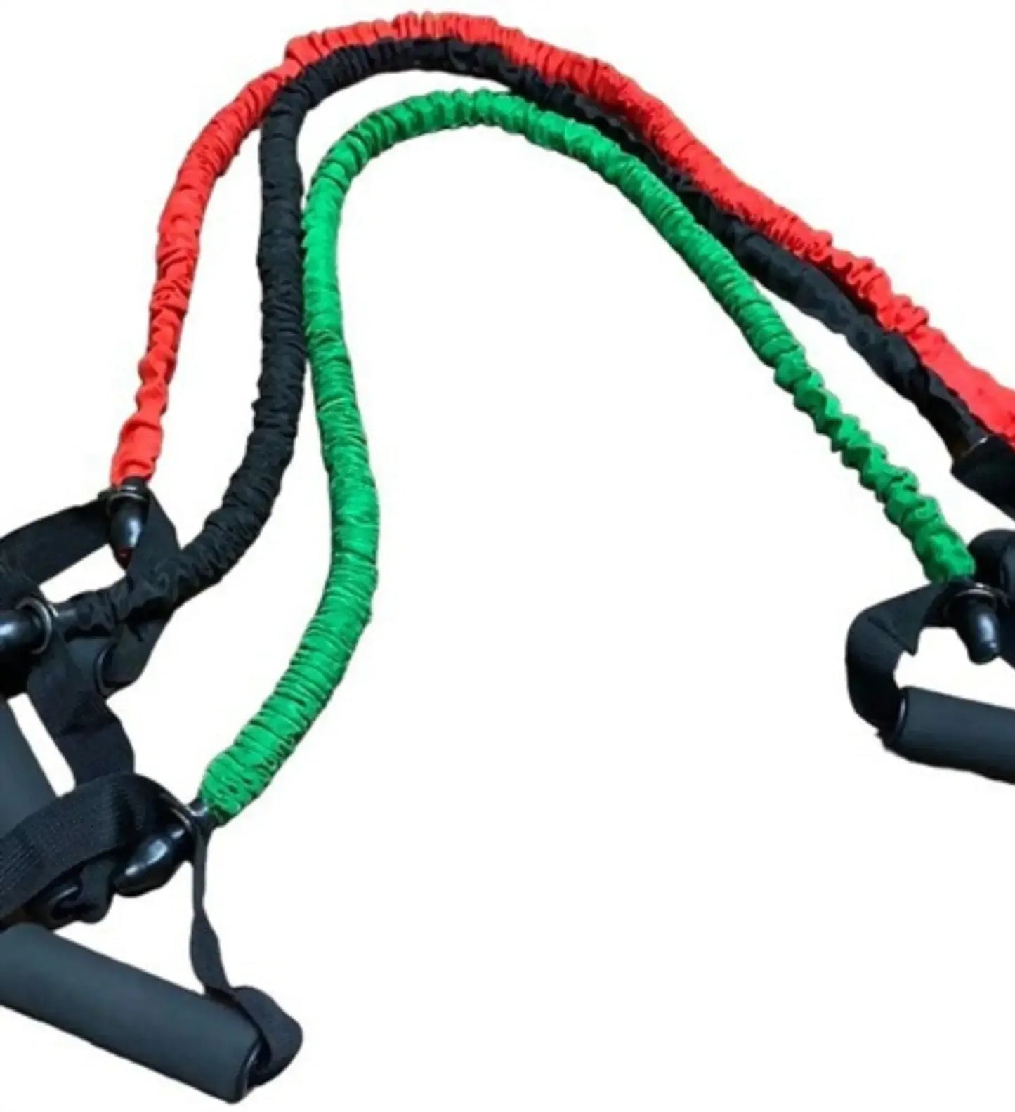 French Fitness Toning Resistance Tube Bands - Set of 3 (New) Image 3