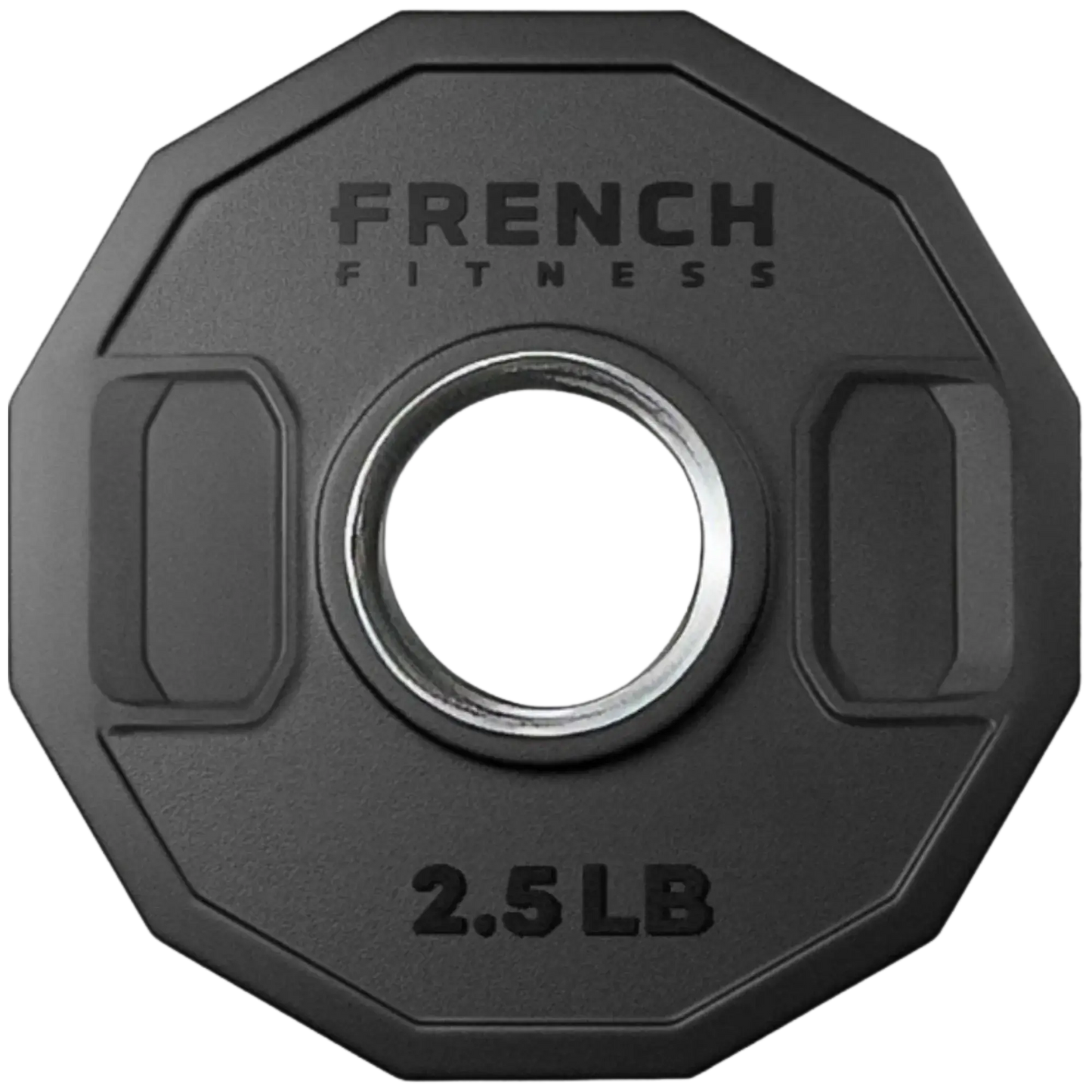 French Fitness Urethane Olympic Weight Plate V2 2.5 lbs Black (New) Image