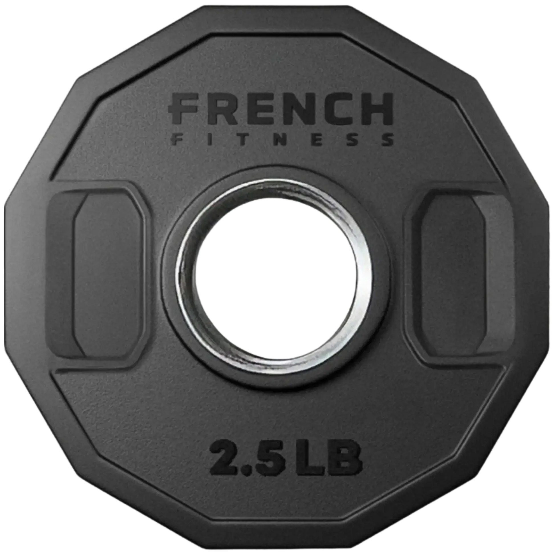 French Fitness Urethane Olympic Weight Plate V2 2.5 lbs Black (New) Image
