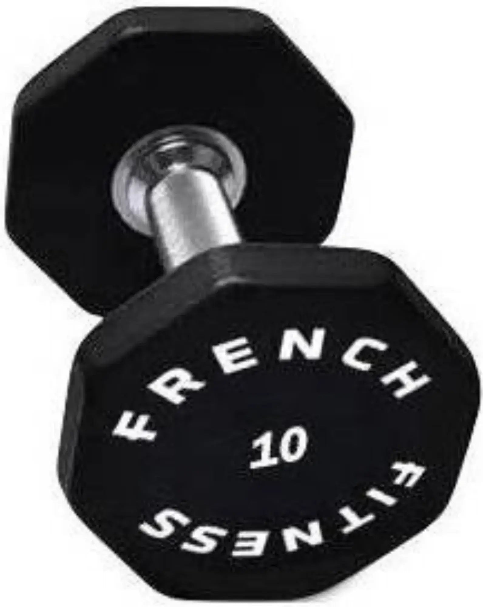 French Fitness Urethane 8 Sided Hex Dumbbell 10 lbs - Single (New) Image 2