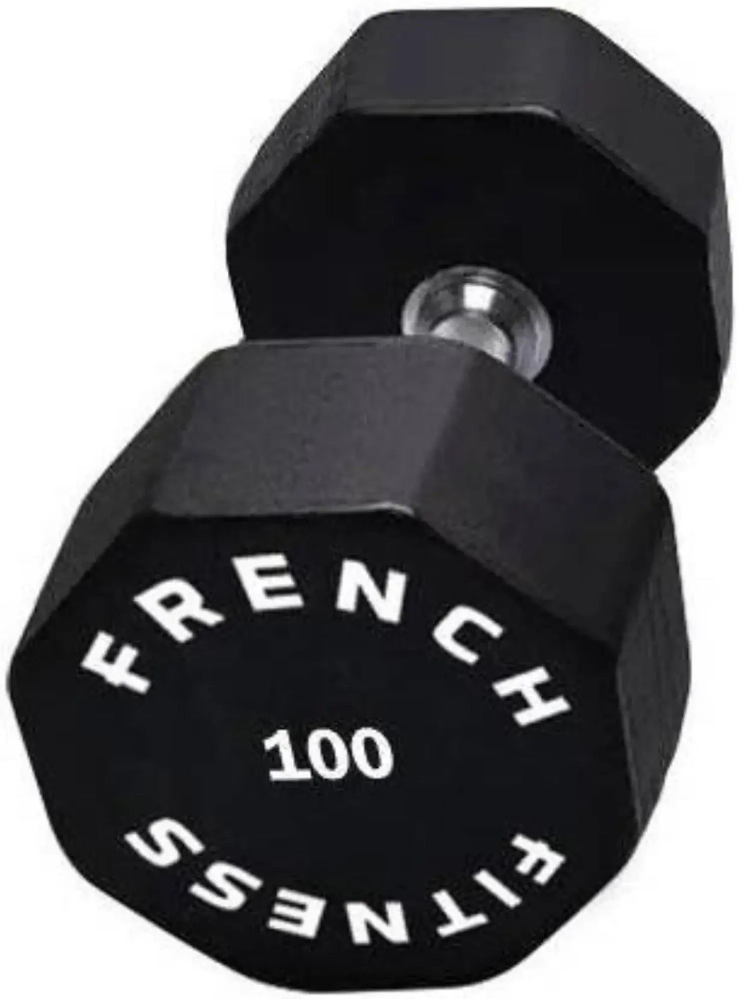 French Fitness Urethane 8 Sided Hex Dumbbell 100 lbs - Single (New) Image 2