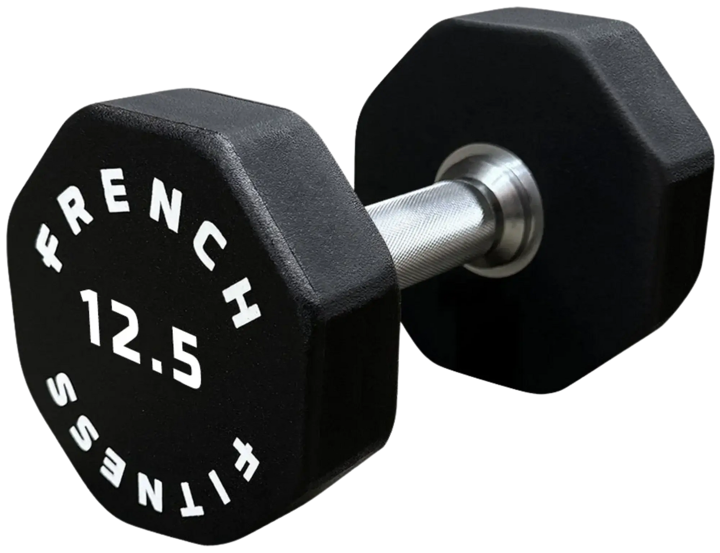 French Fitness Urethane 8 Sided Hex Dumbbell 12.5 lbs - Single (New) Image