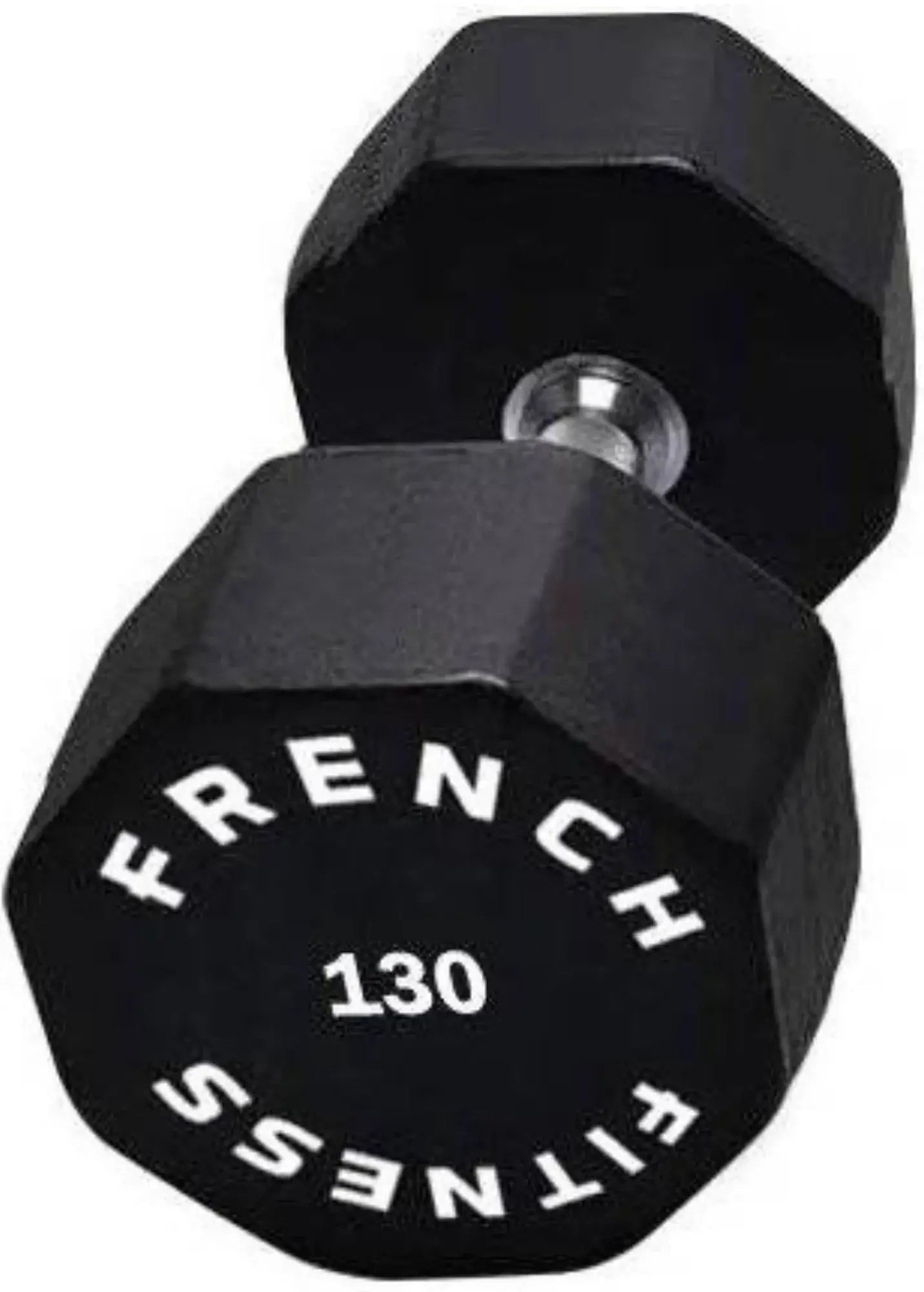 French Fitness Urethane 8 Sided Hex Dumbbell 130 lbs - Single (New) Image 2