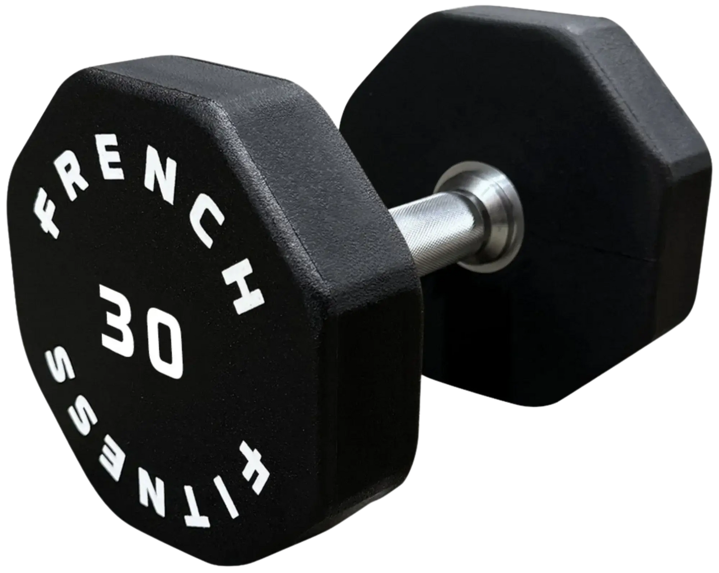 French Fitness Urethane 8 Sided Hex Dumbbell 30 lbs - Single (New) Image