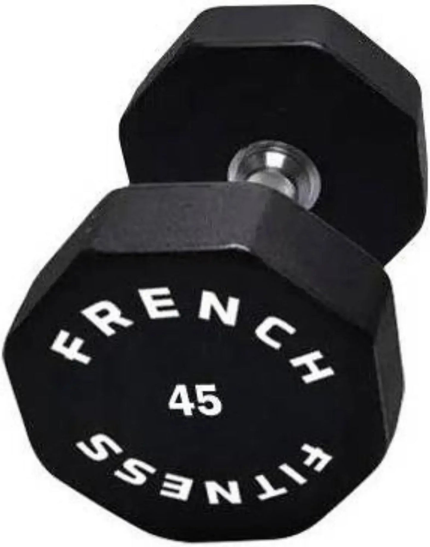 French Fitness Urethane 8 Sided Hex Dumbbell 45 lbs - Single (New) Image 2