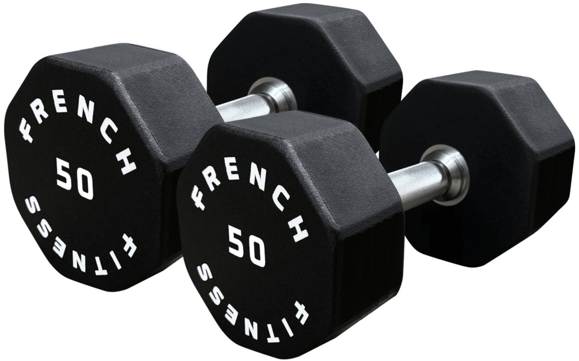 French Fitness Urethane 8 Sided Hex Dumbbell Set, 5-75 lbs (New) Image 11