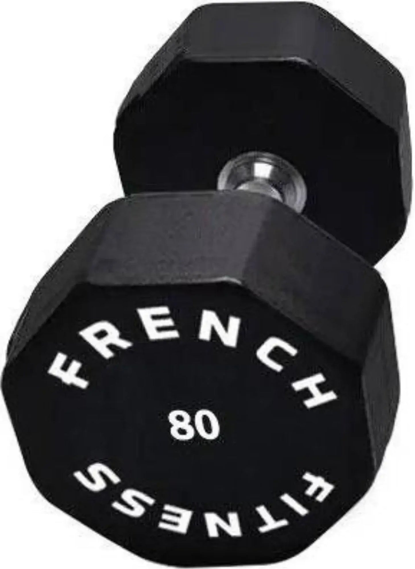 French Fitness Urethane 8 Sided Hex Dumbbell 80 lbs - Single (New) Image 2