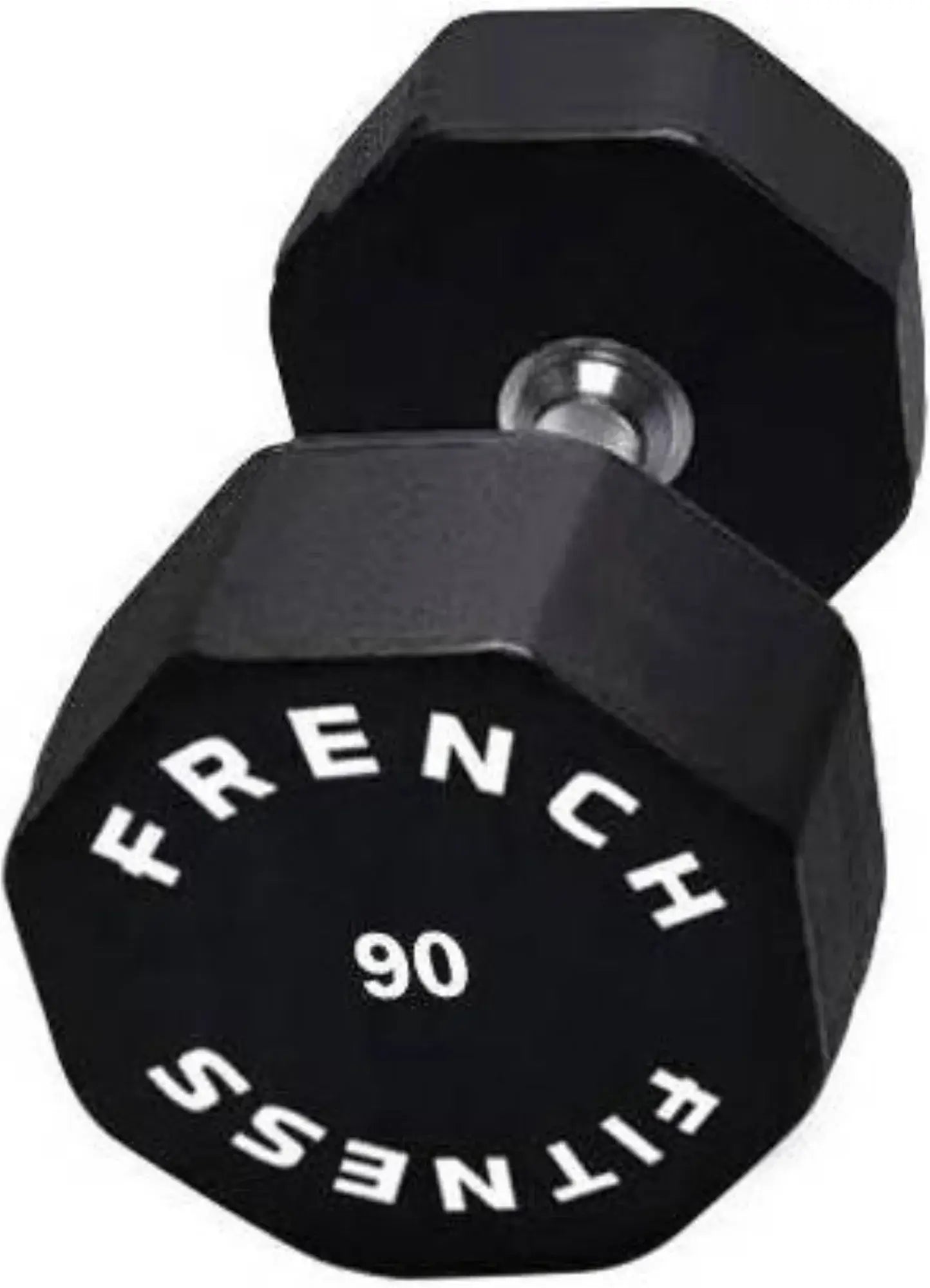 French Fitness Urethane 8 Sided Hex Dumbbell 90 lbs - Single (New) Image 2