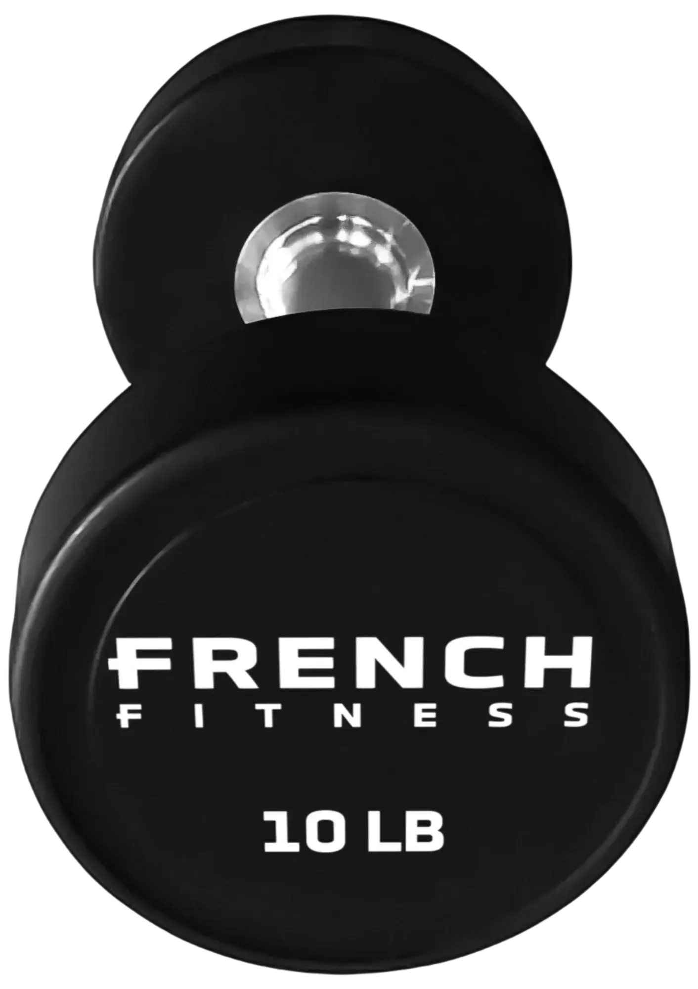 French Fitness Urethane Round Pro Style Dumbbell V2 10 lbs - Single (New) Image
